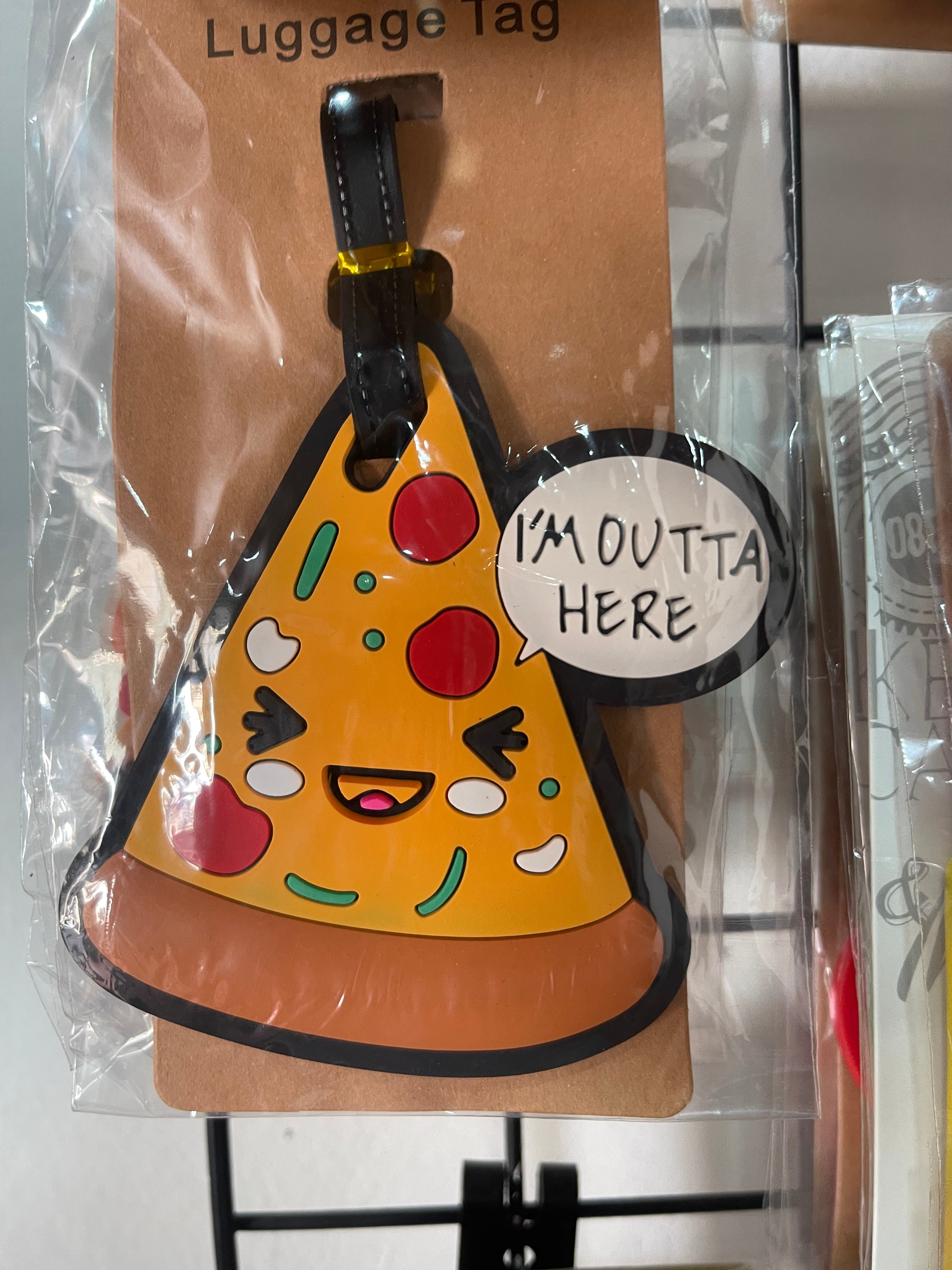 Pizza Luggage tag