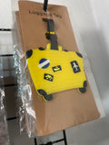 Luggage tag yellow