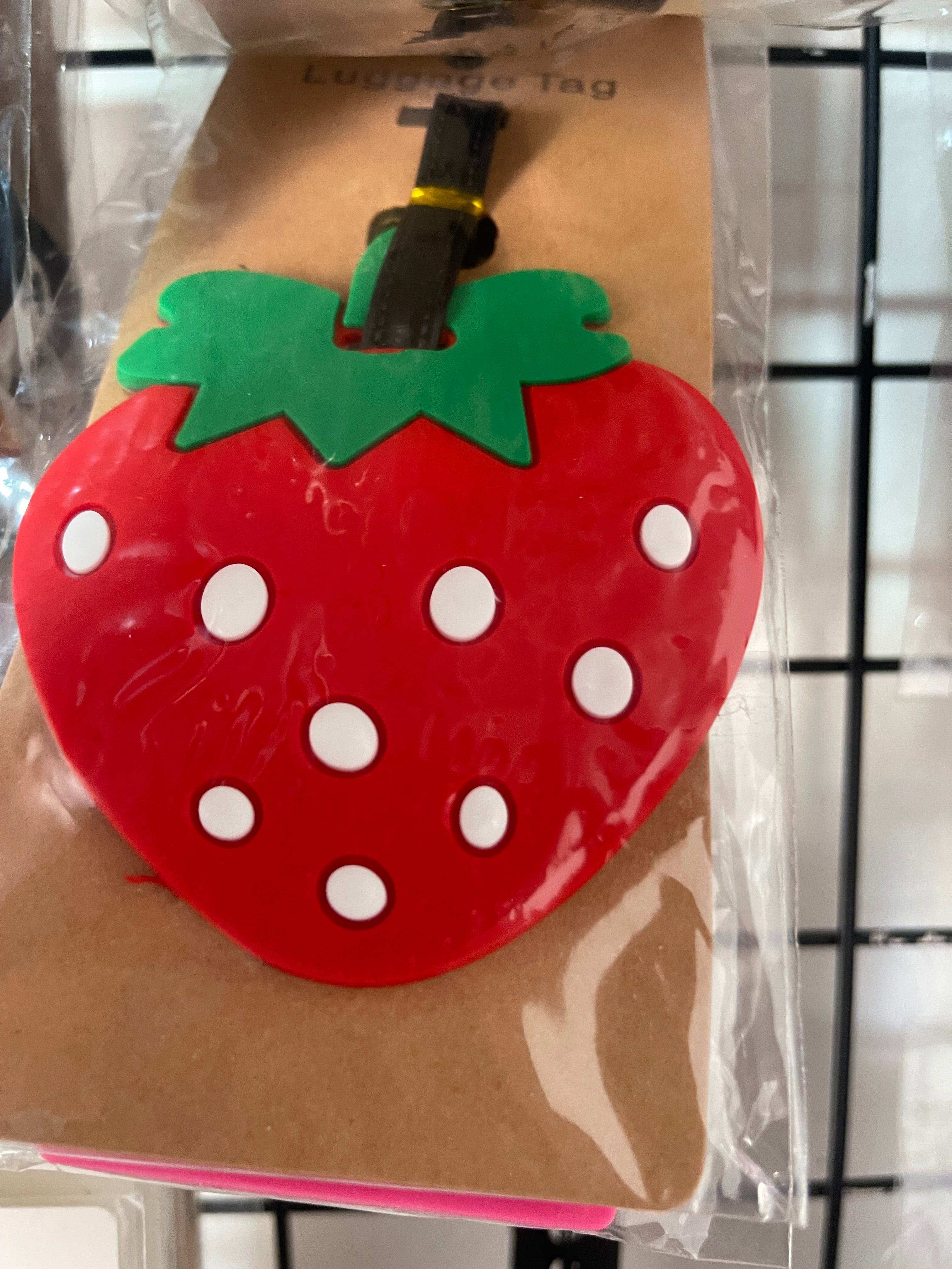 Strawberry Luggage tag