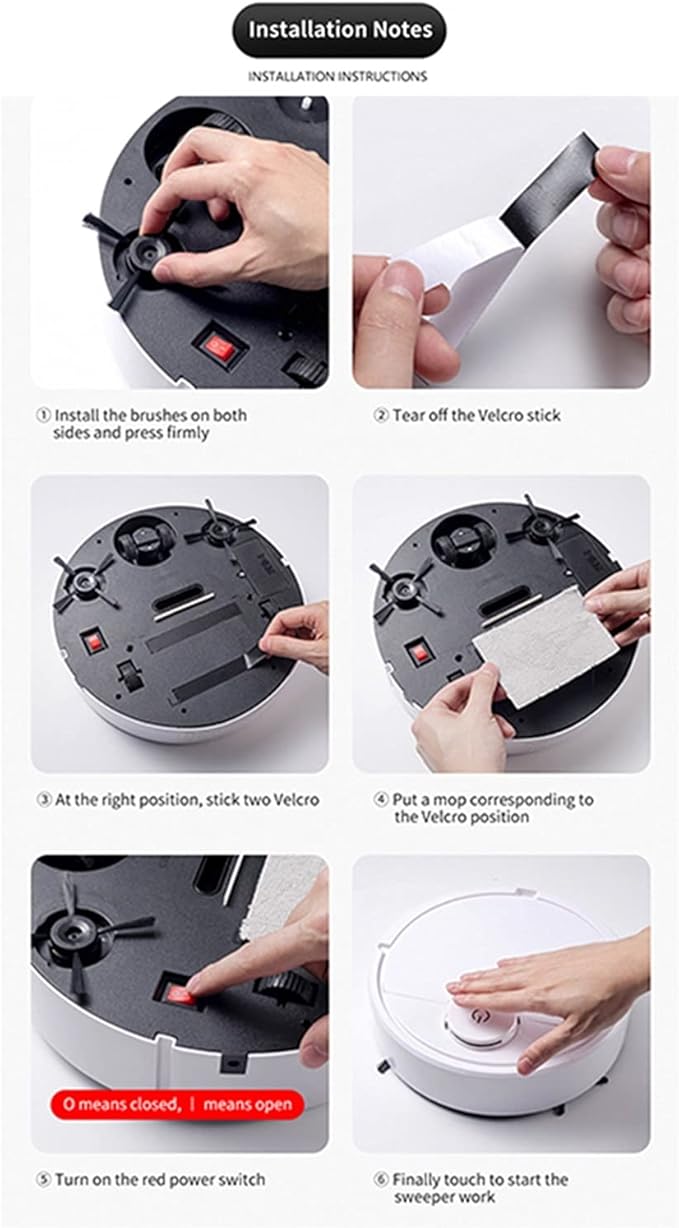 Smart Floor Robot Vacuum Cleaner Touching Rechargeable Vacuum Cleaner