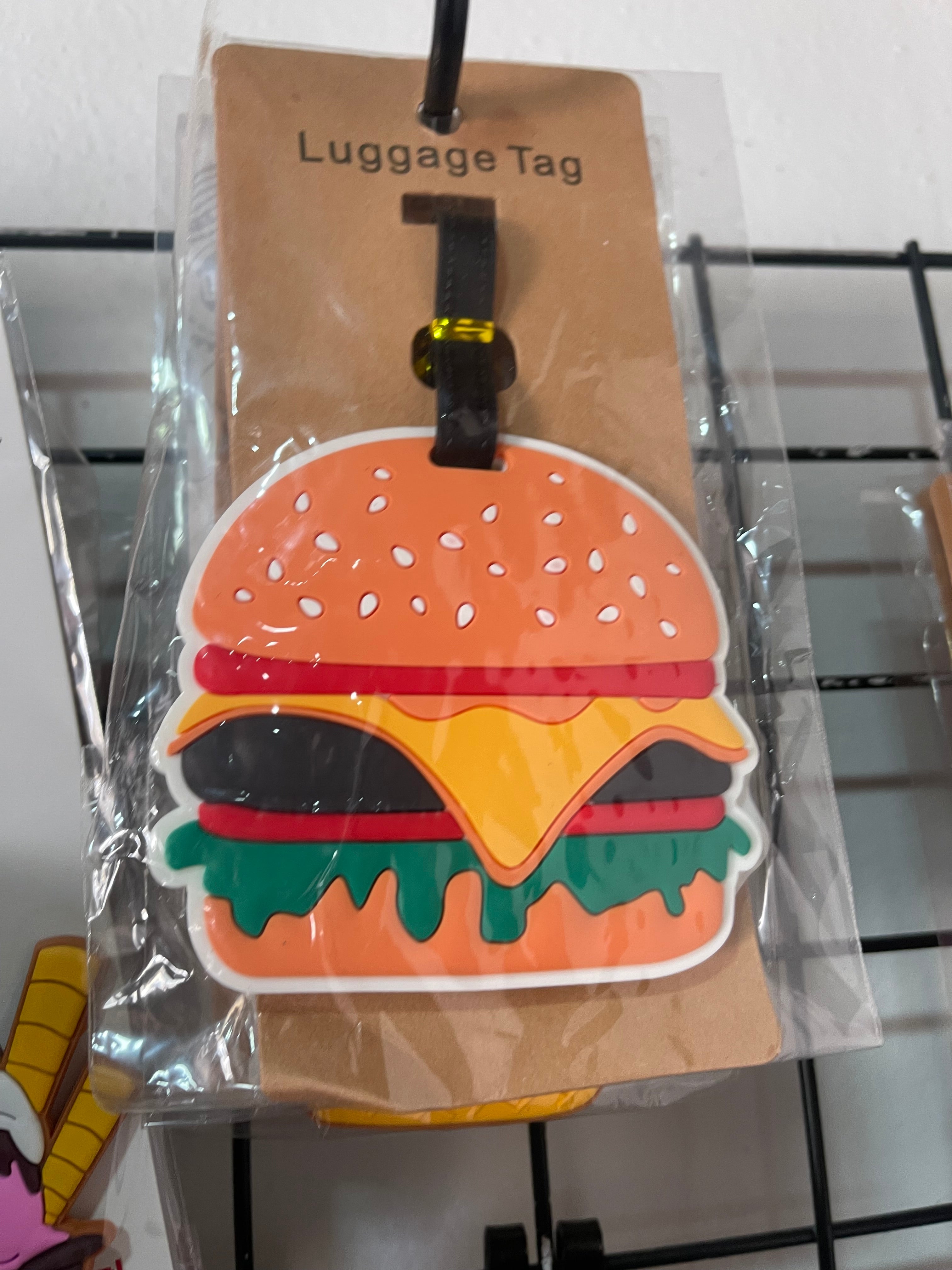 Burger Luggage tag