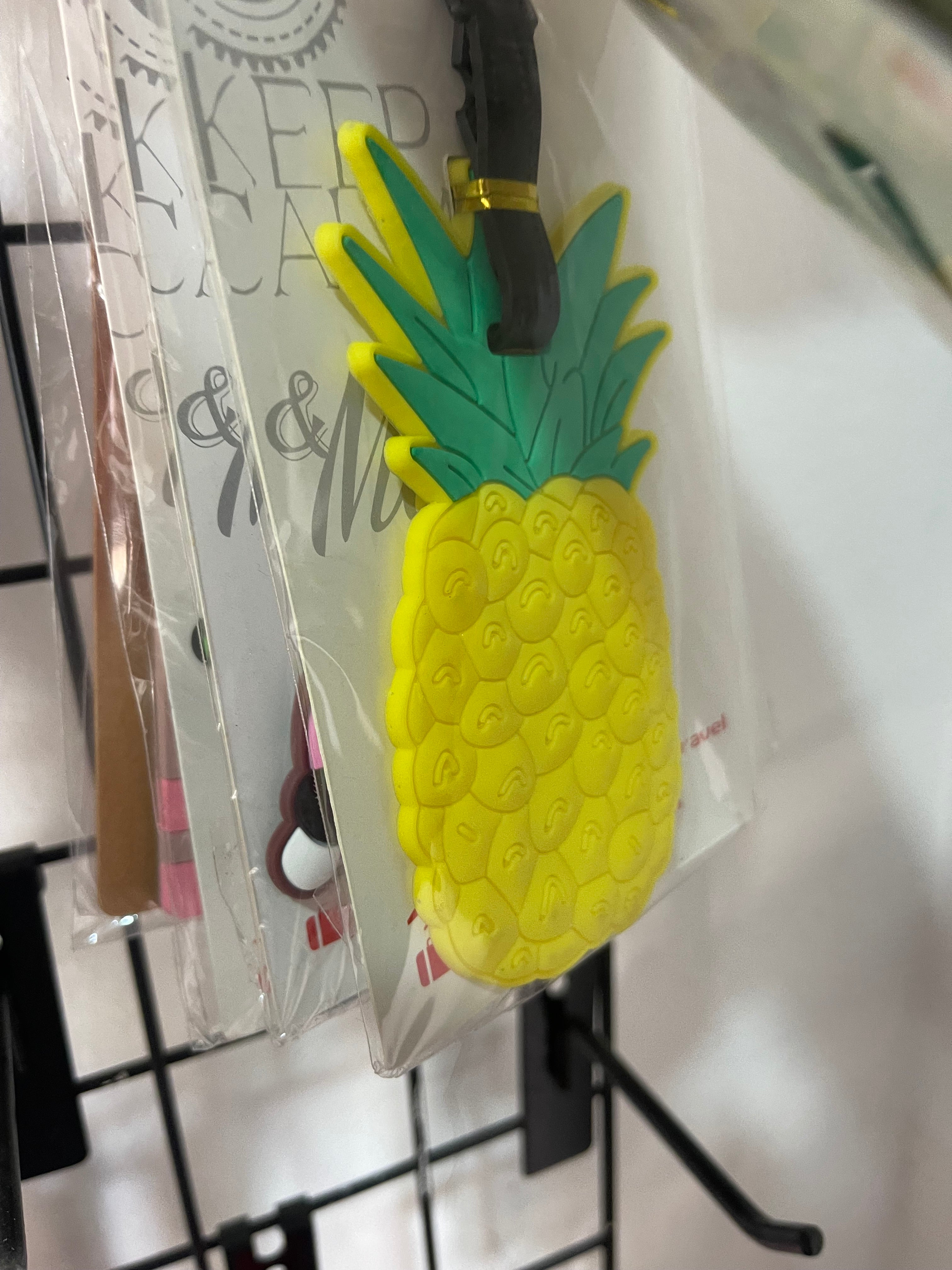 Pineapple Luggage tag
