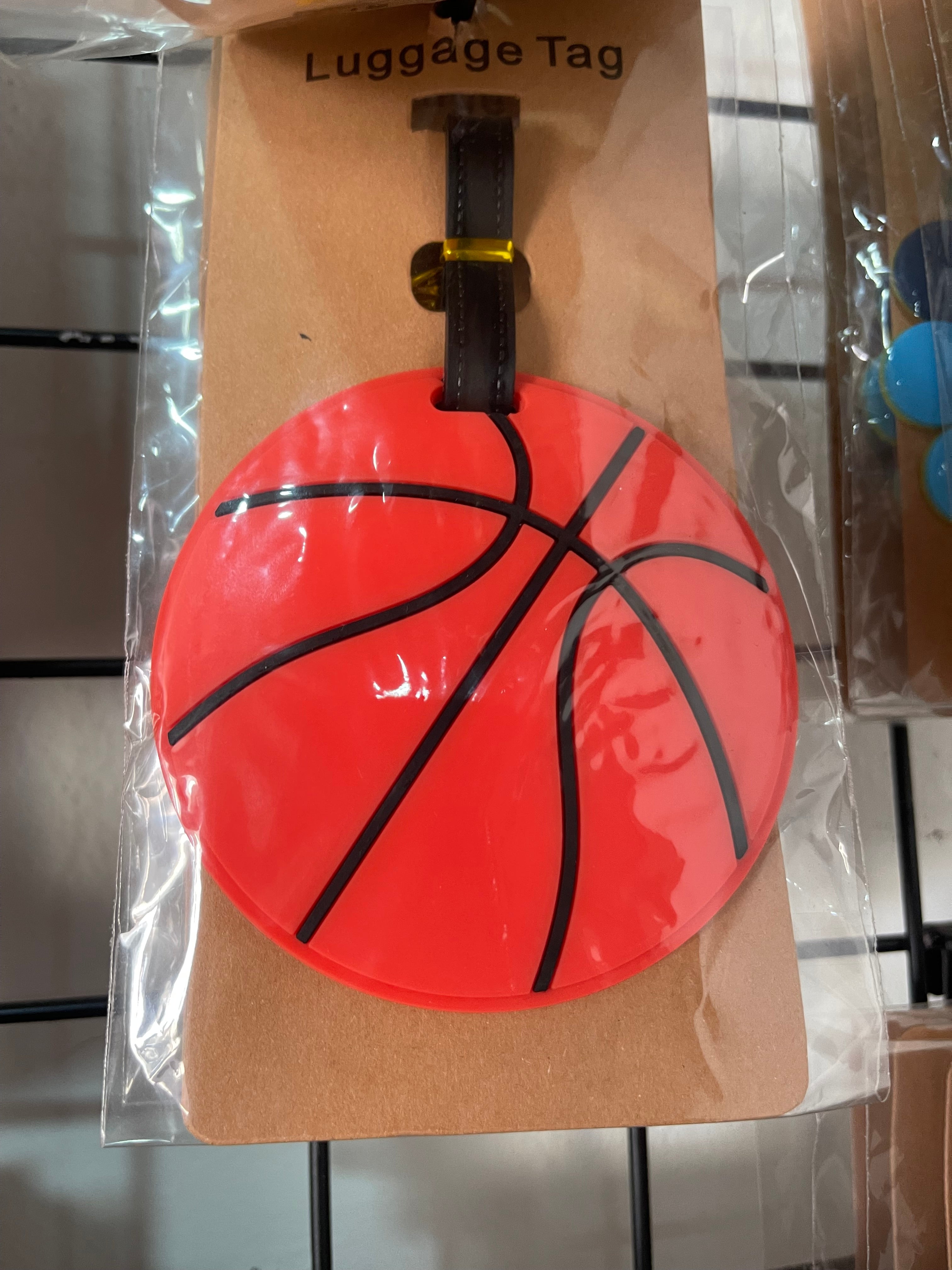 Basketball Luggage tag