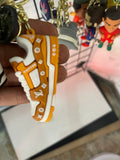 Lv keychain Gold