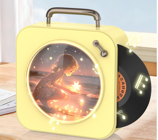 Mini Vinyl Music Player