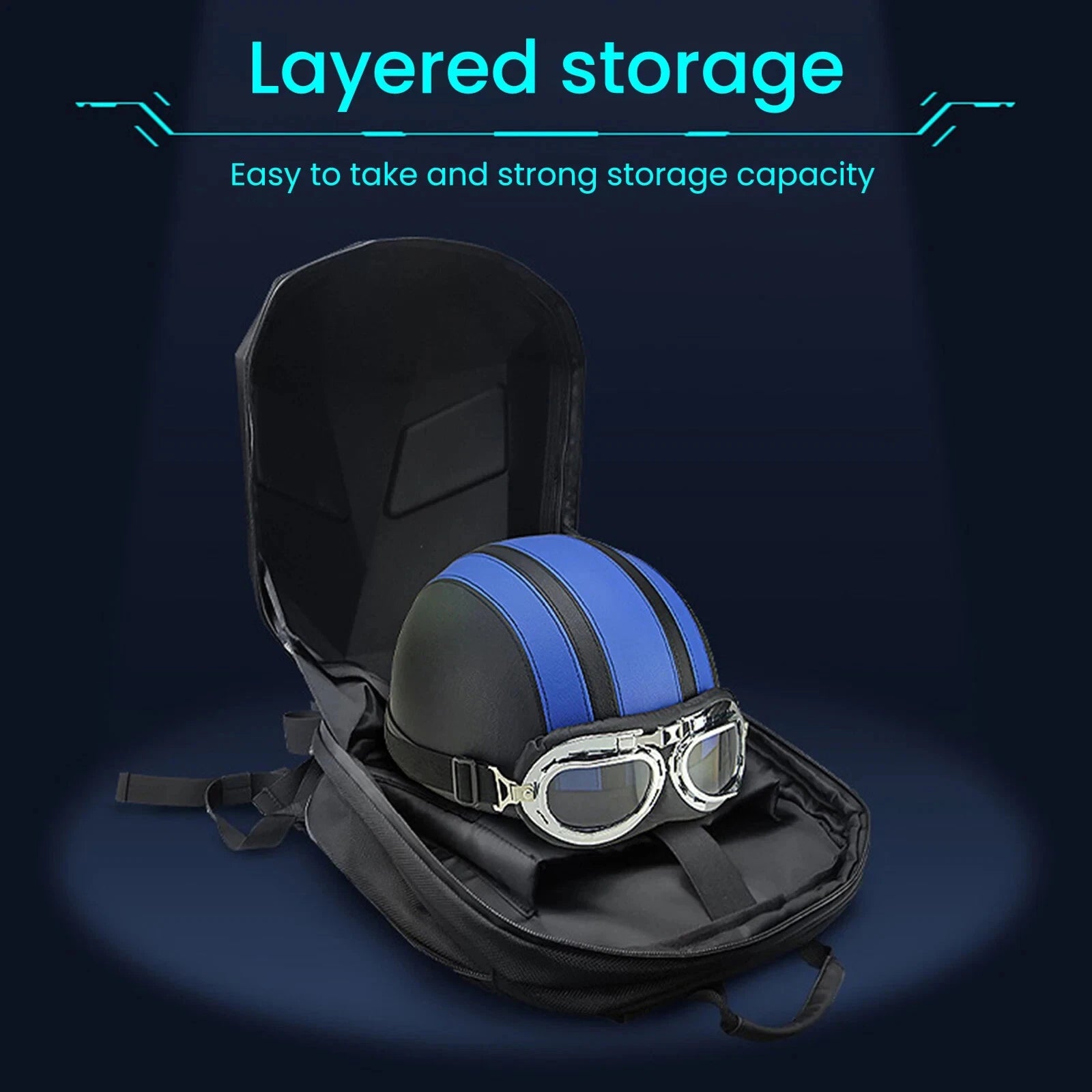 Loy Hardshell Backpack LED